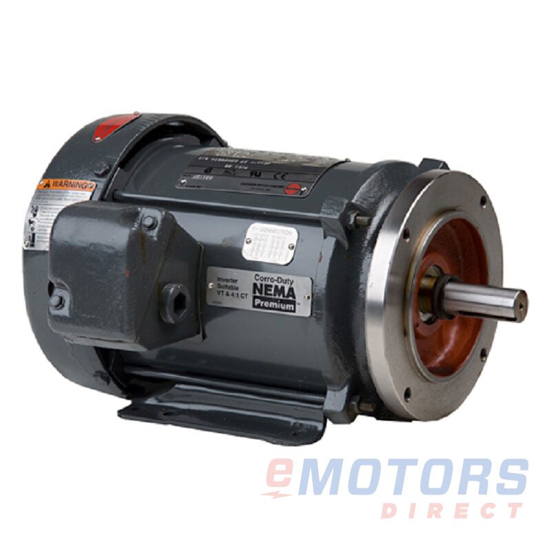 Nidec C5P1BC 5HP 3600 184TC TEFC (DH65) eMotors Direct